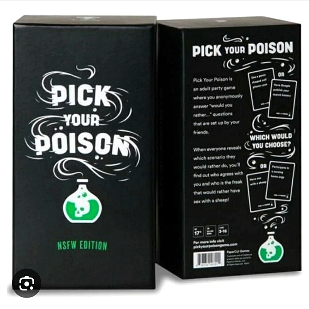 *PICK YOUR POISON* Card Game: The "Would You Rather" Party Game - After Dark Set